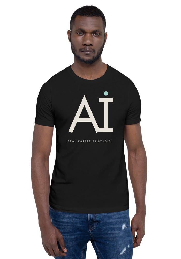 Oversized AI monogram tee